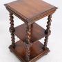 Victorian Gothic Oak Side Table / Whatnot