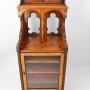 Victorian Gothic Revival Burr Walnut Music Cabinet