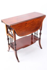 Victorian Mahogany Drop Leaf Sutherland Table