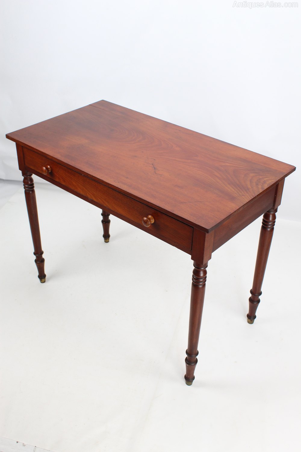 Victorian Mahogany Writing Table / Desk Antiques Atlas