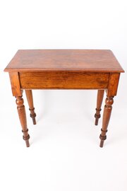 Victorian Oak Side Table -Small Antique Hall Table