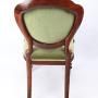 Victorian Walnut Balloon Back Desk Chair  bedroom chair