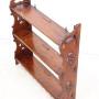 Victorian Walnut Hanging Wall Shelf