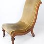 Victorian Walnut Slipper Chair - Nursing Chair