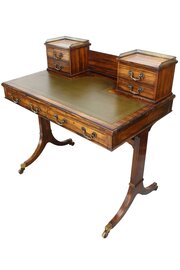 Victorian Wright Mansfield Coromandel Writing Desk