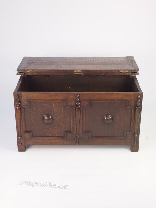 Vintage Oak Blanket Chest Coffer Antiques Atlas