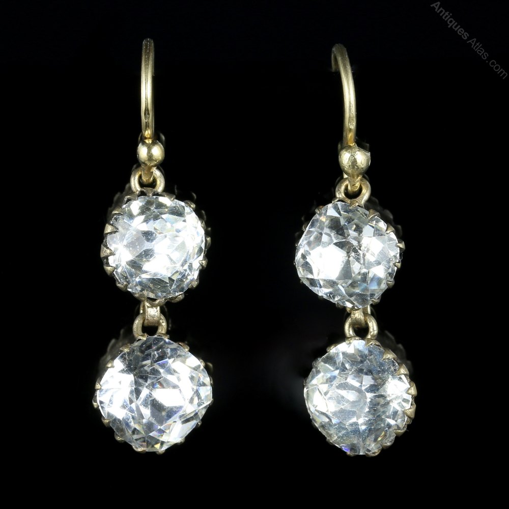 victorian paste earrings