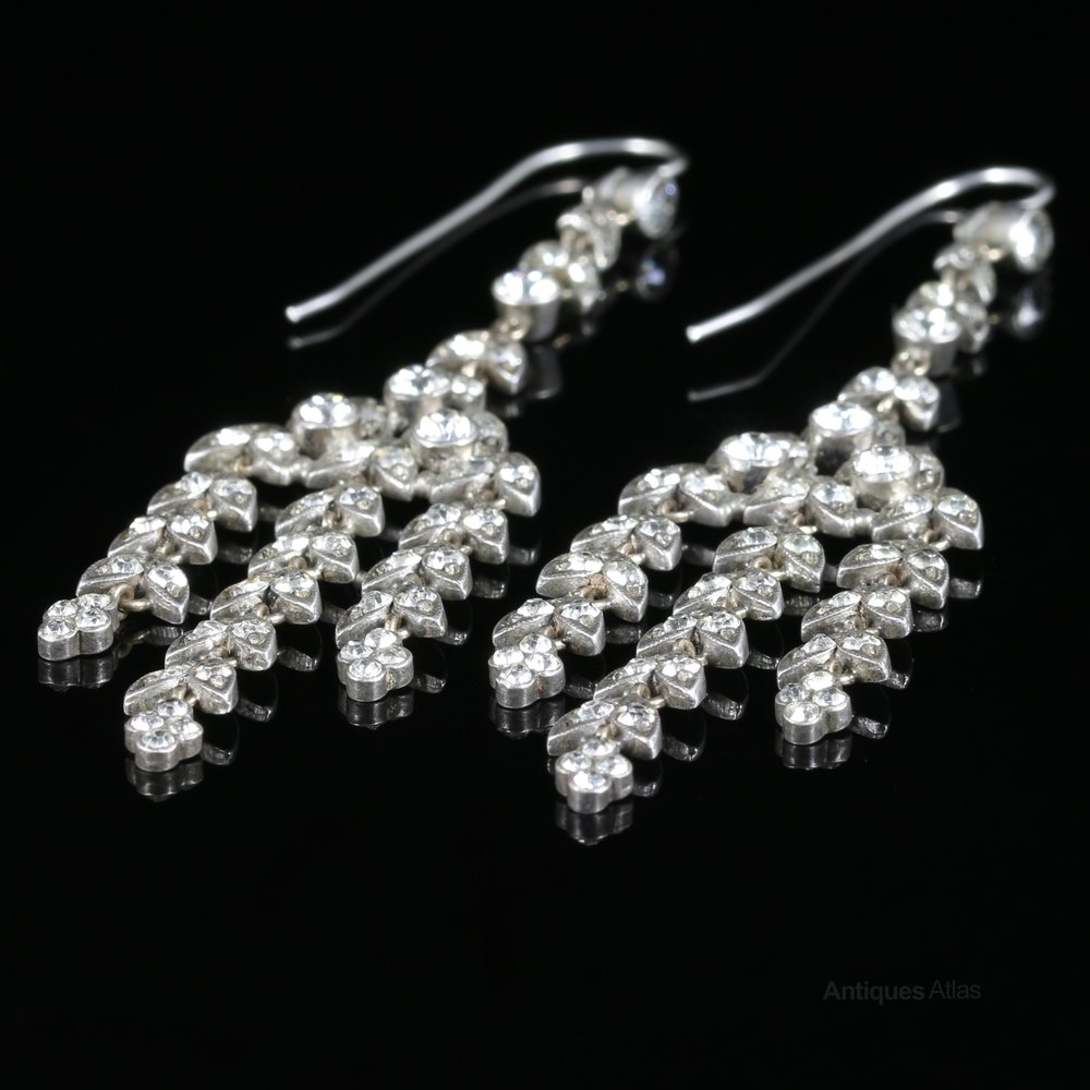 victorian paste earrings