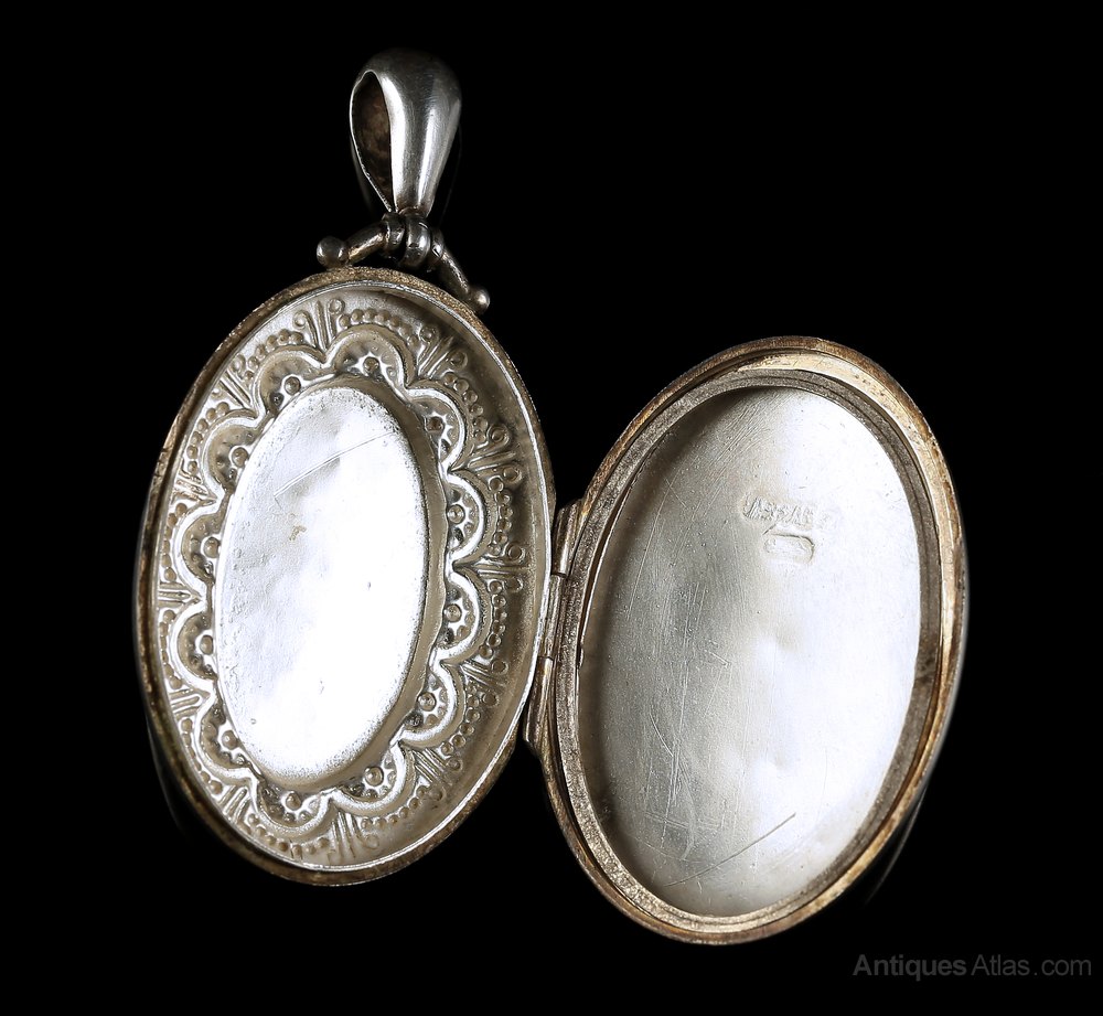 Antiques Atlas Antique Victorian Silver Locket 1880