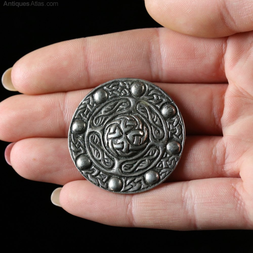 vintage celtic brooch