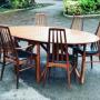 Koefoeds Hornslet Danish table & chairs. 