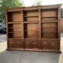 Library Breakfront Bookcase. HUGE IN SIZE. 