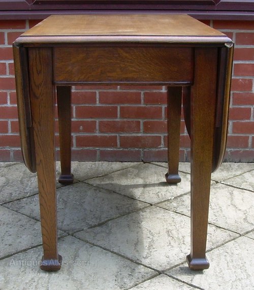 An Oak Arts & Crafts Drop Leaf Table as160a678 / 1770 Antiques Atlas