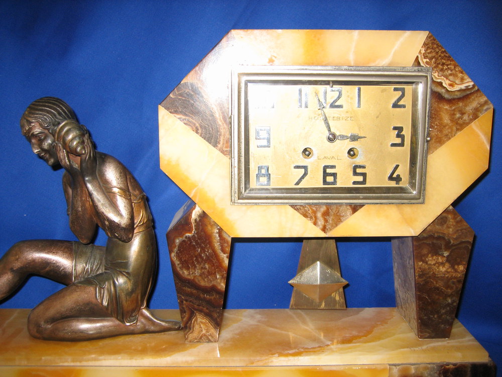 Antiques Atlas Art Deco Clock By D H Chiparus