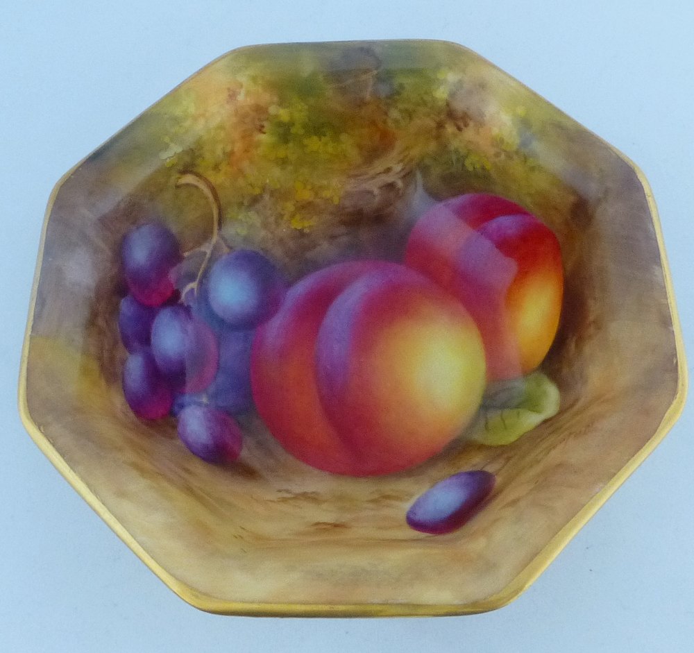 Antiques Atlas - Royal Worcester Fruit Pattern Dish Signed H Ayrton Antiques Atlas - Royal Worcester Fruit Pattern Dish Signed H Ayrton