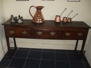 Antique Sled-Foot Dresser Base