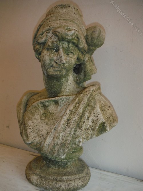 Antiques Atlas Garden Stone Bust