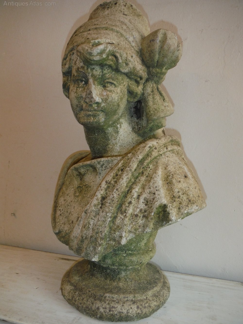 Antiques Atlas Garden Stone Bust