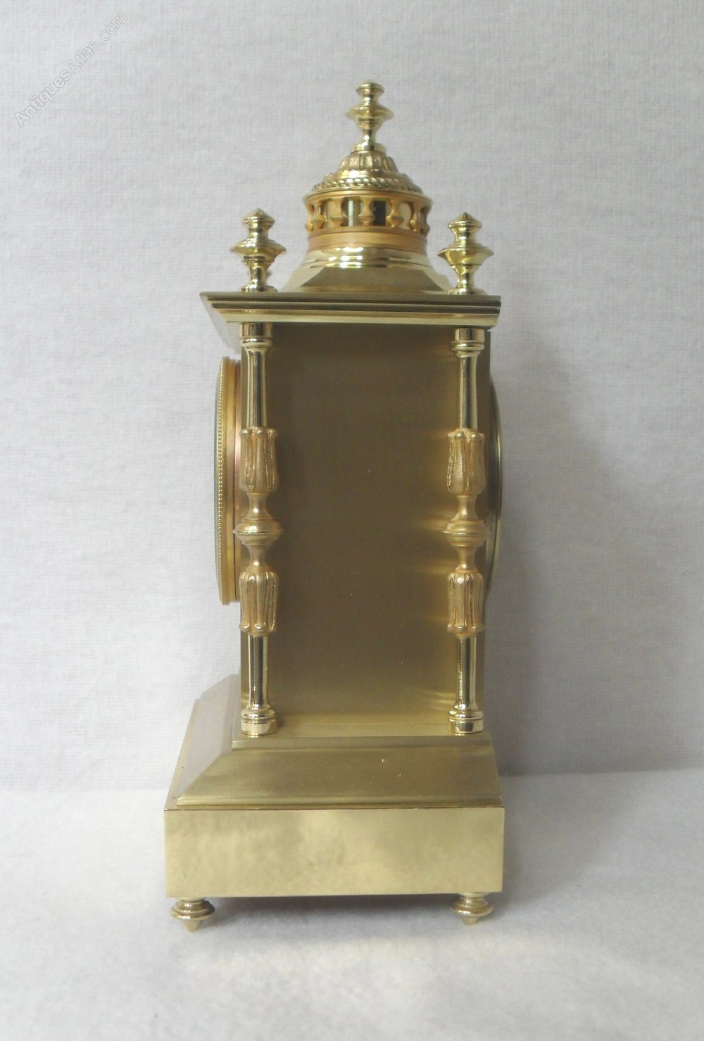 Antiques Atlas Brass Mantel Clock