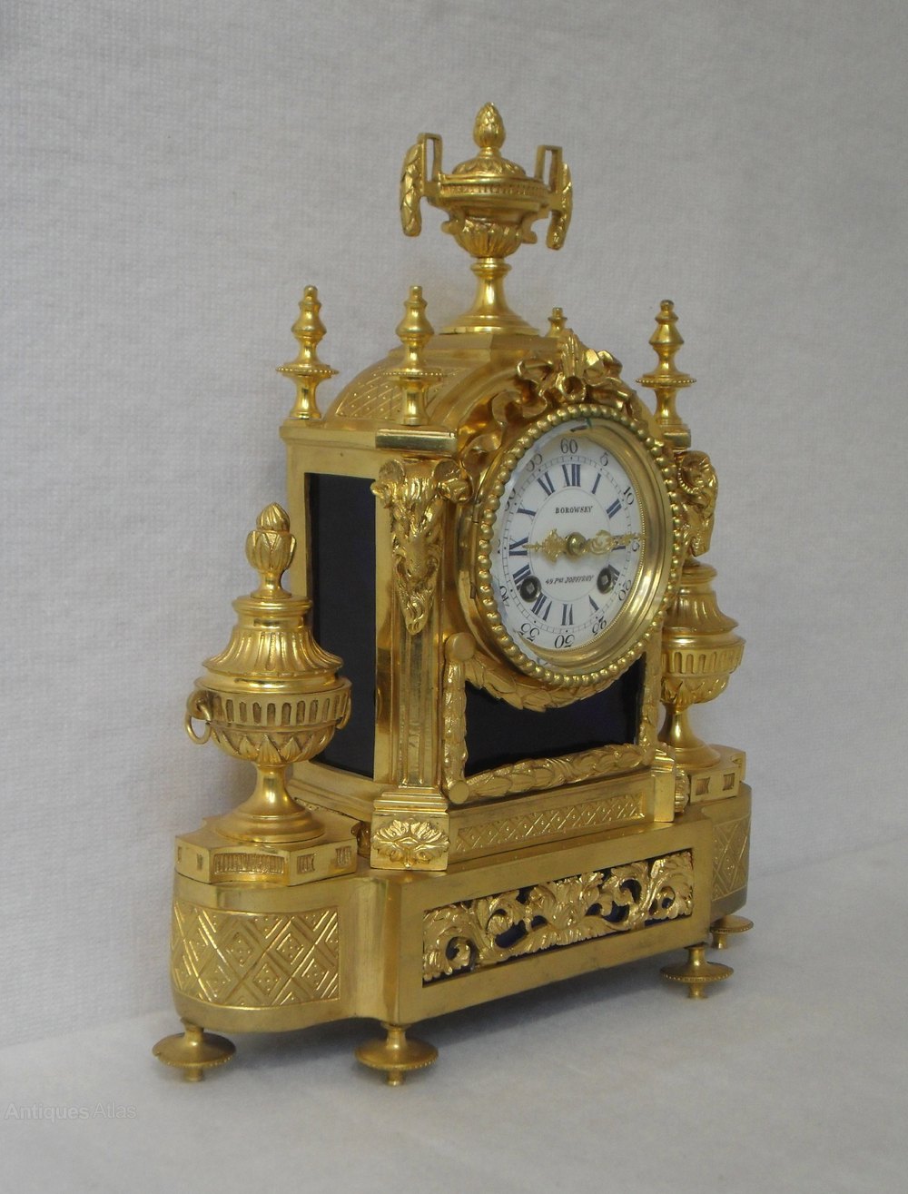 Antiques Atlas Brass Mantel Clock