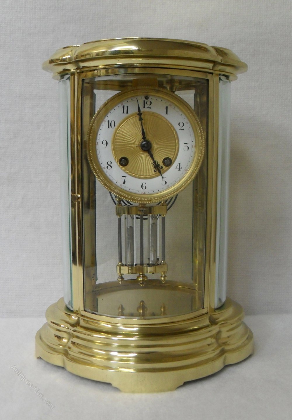 Antiques Atlas Brass Mantel Clock