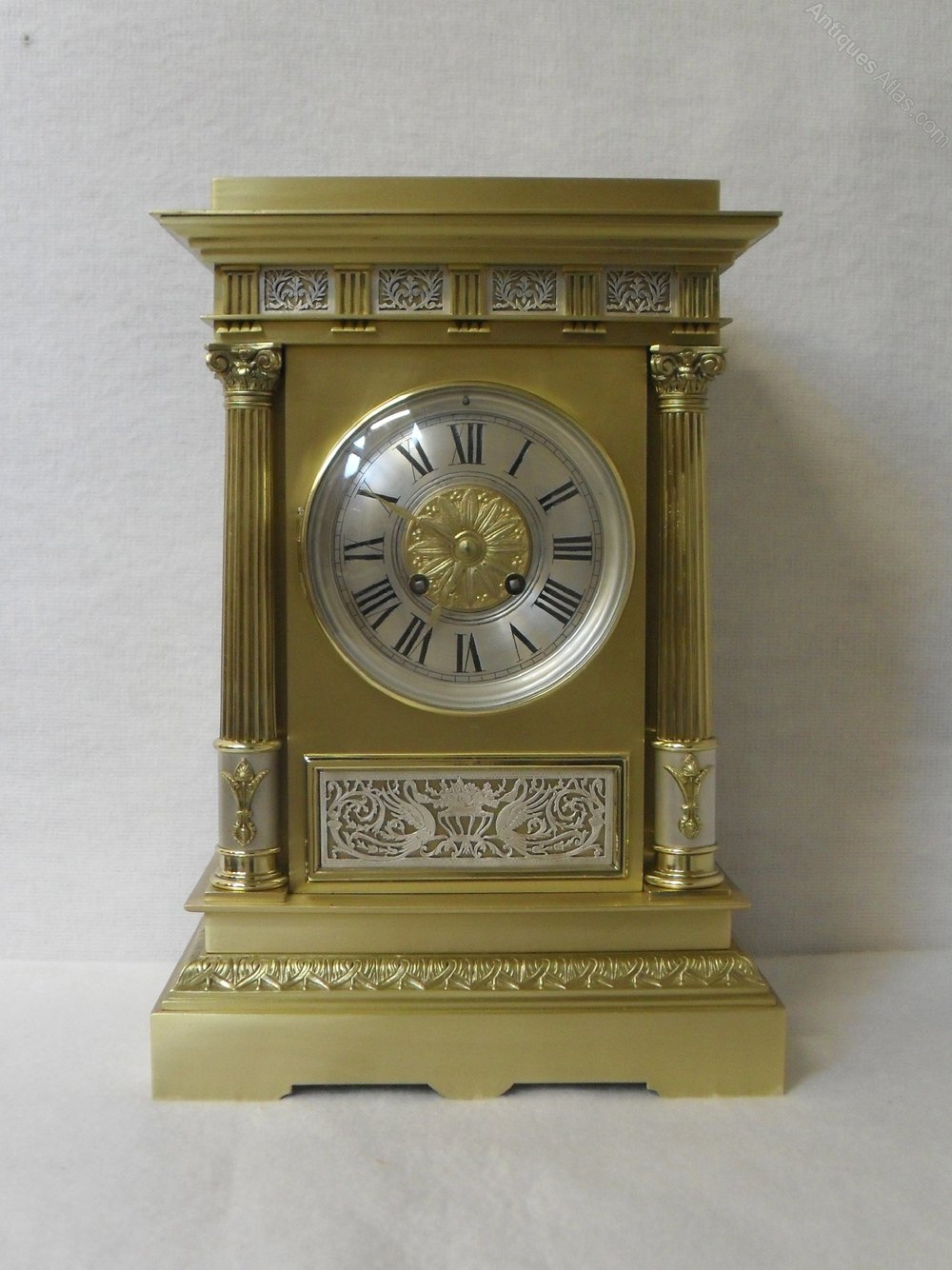 Antiques Atlas Brass Mantel Clock