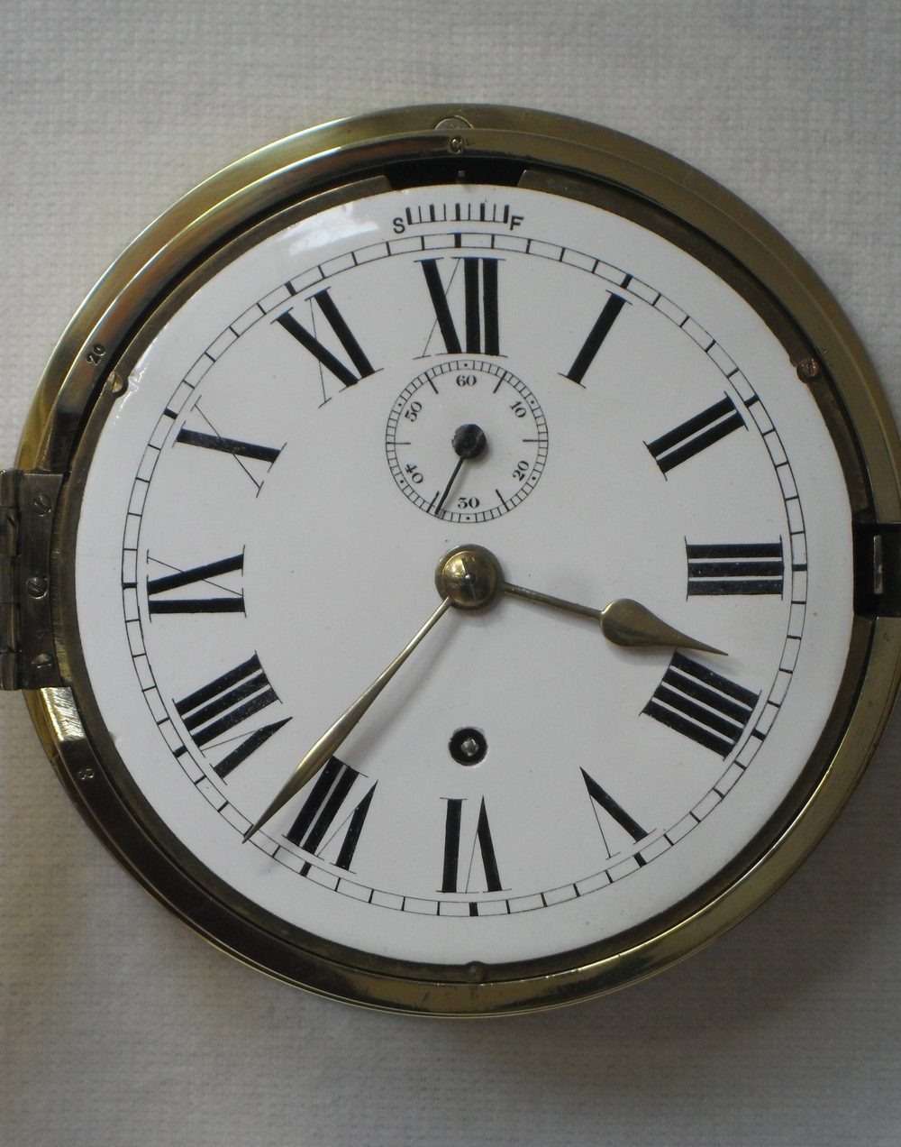 Antiques Atlas Brass Ships Clock