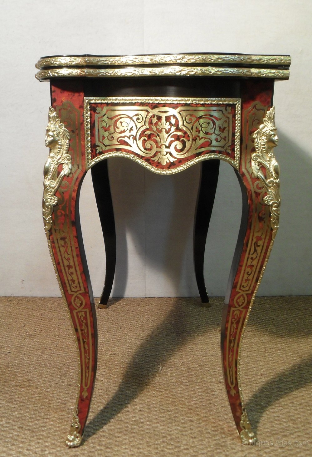 French Boulle Games Or Occasional Table Antiques Atlas