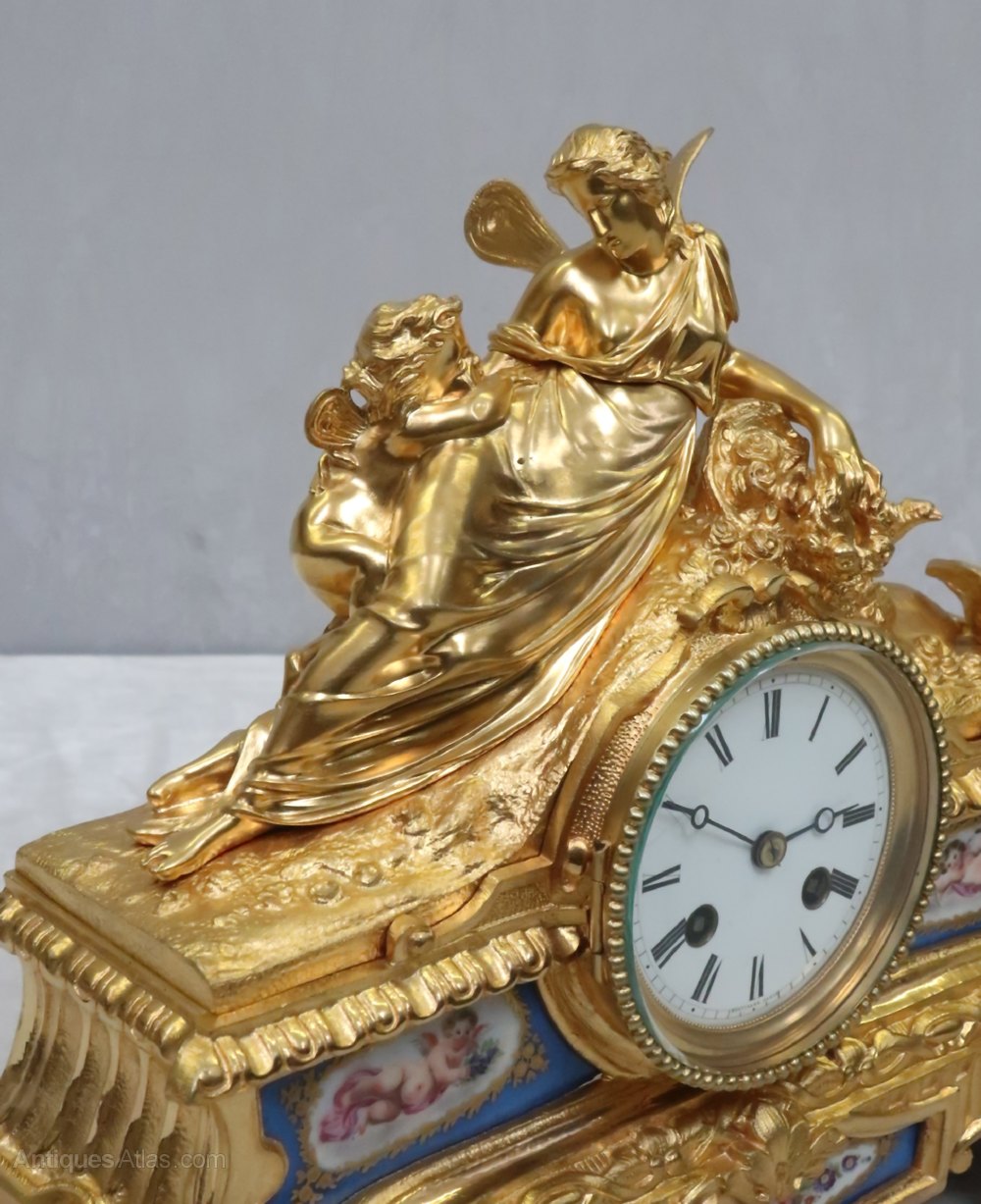 Antiques Atlas French Napoleon III Bronze Gilt Mantel Clock