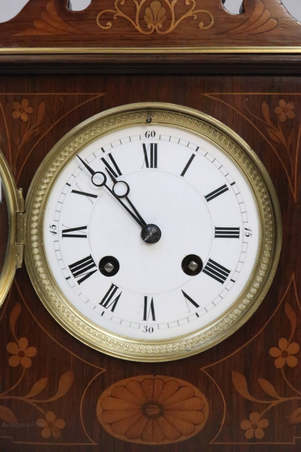 Antiques Atlas French Rosewood Mantel Clock By A.D Mougin