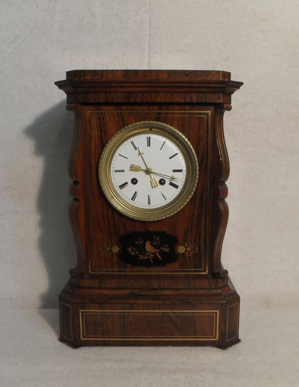Antiques Atlas Rosewood Mantel Clock