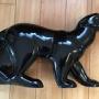 SOLD- Art Deco 1930’s Ceramic Black Panther GEO CONDE