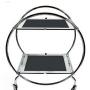 Art Deco Chrome Drinks Trolley