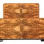 Art Deco Figured Walnut Double Bed