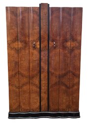 Art Deco Fluted Wardrobe