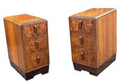 Pair Of Art Deco Bedside Cabinets