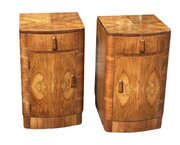 Pair Of Matching Art Deco Bedside Cabinets