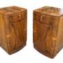 Pair of matching Art Deco bedside cabinets