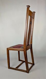 4 Scottish Arts And Crafts Chairs In Oak