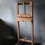 Antique Artists Easel In Oak