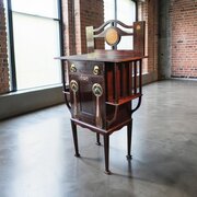 Art Nouveau Mahogany Small Standing Cabinet