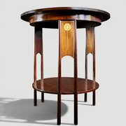Arts and Crafts circular occasional table