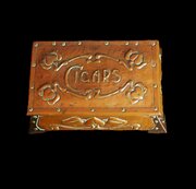 Arts And Crafts Copper Cigar Box