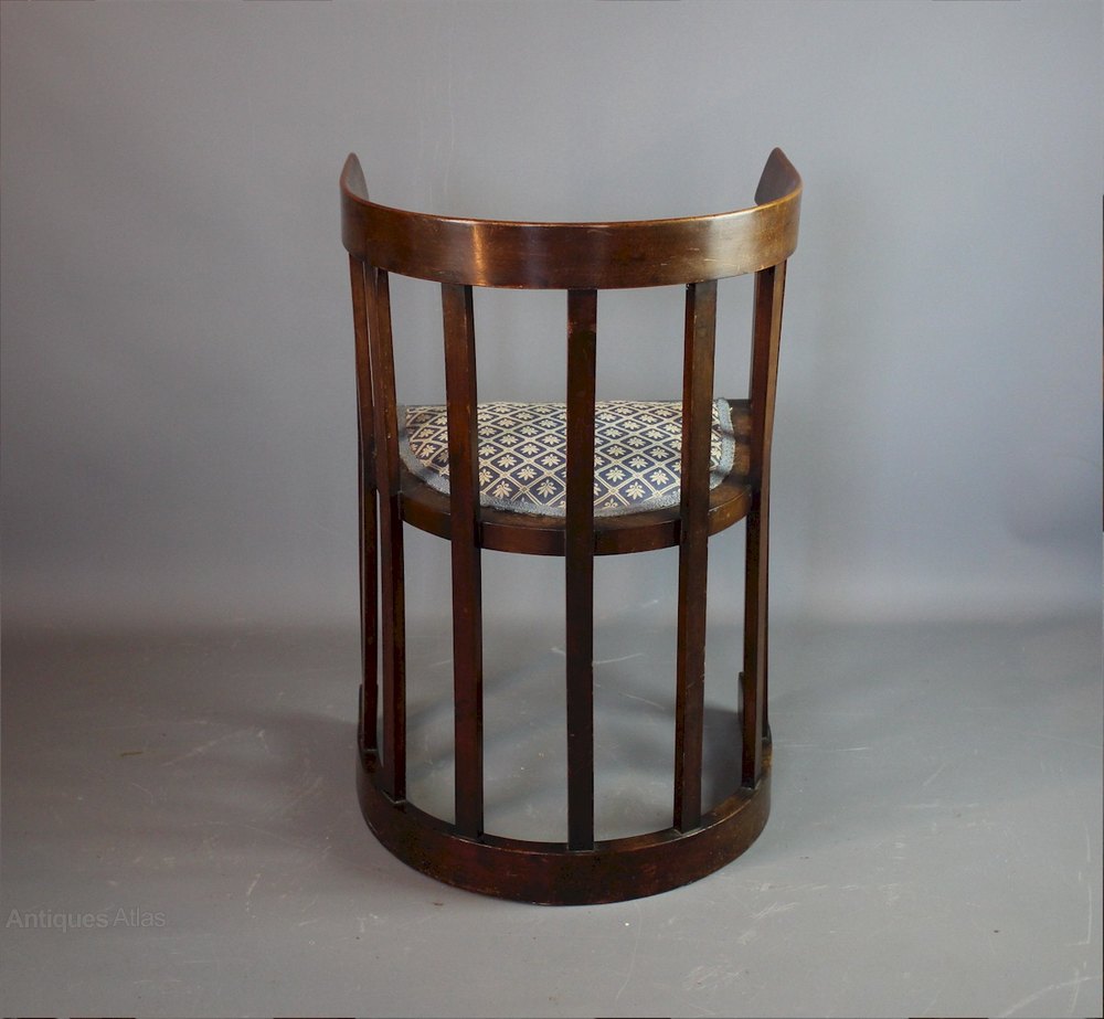 Arts And Crafts Glasgow School Barrell Chair Antiques Atlas