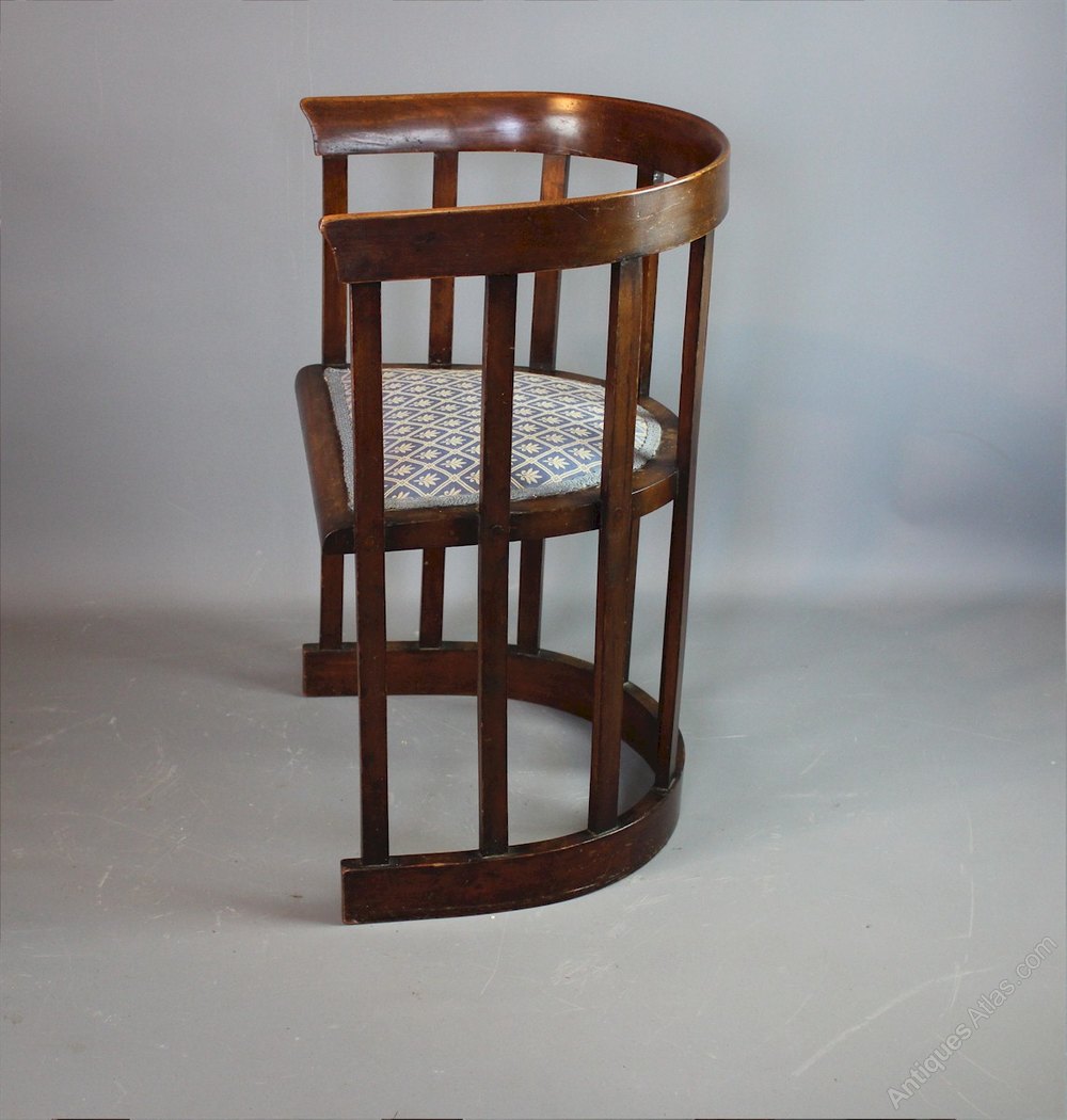 Arts And Crafts Glasgow School Barrell Chair Antiques Atlas