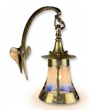 Arts And Crafts Wall Light Vaseline Shade