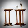 Cotswold School pair of wine tables in oak
