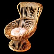 Franco Albini Wicker Armchair