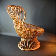 Franco Albini Wicker Margherita Armchair