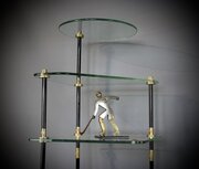 French 1950s Shop Window Shelving Unit